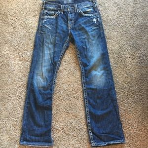 Men’s Zac silver jeans